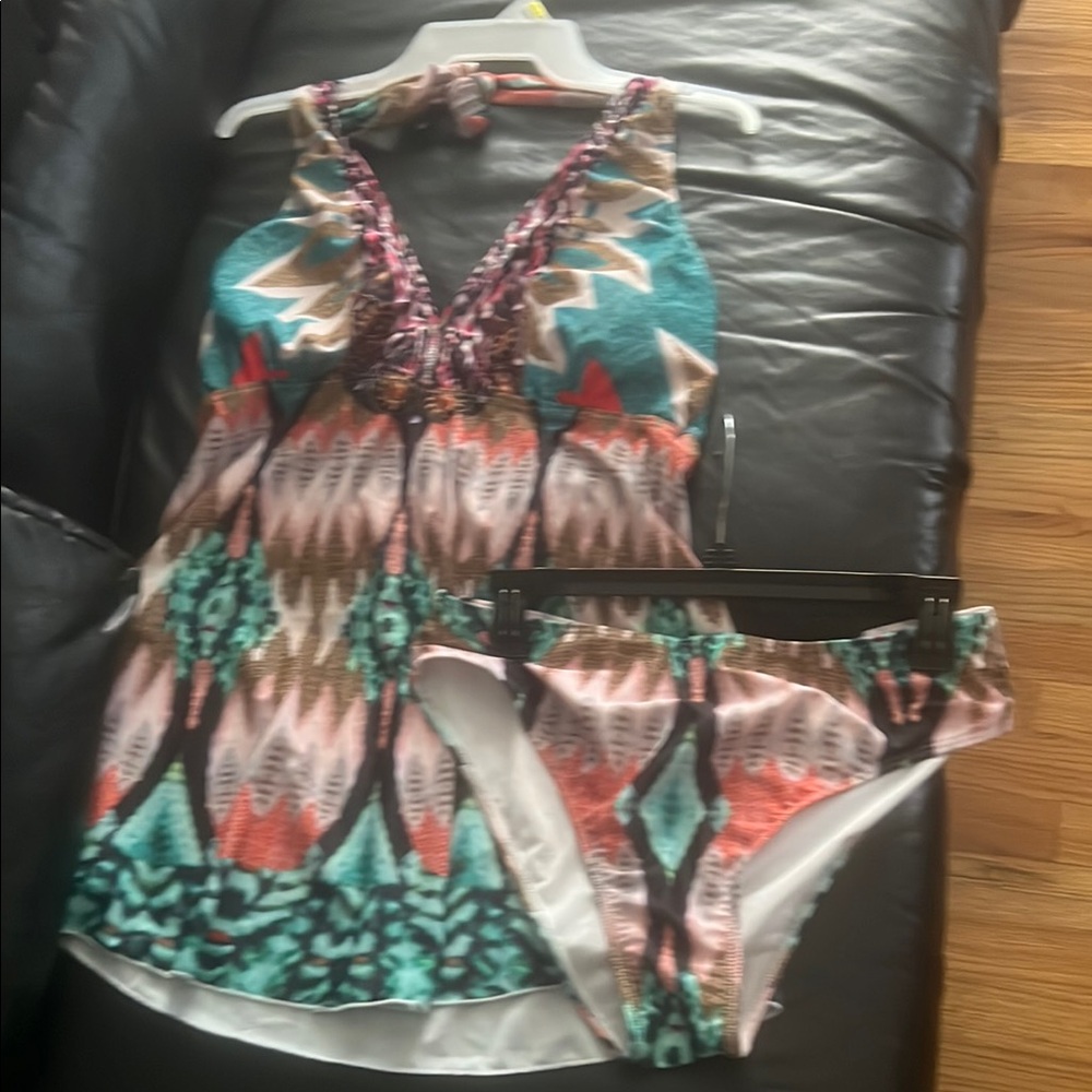 Colorful Patterned Bikini Bottom